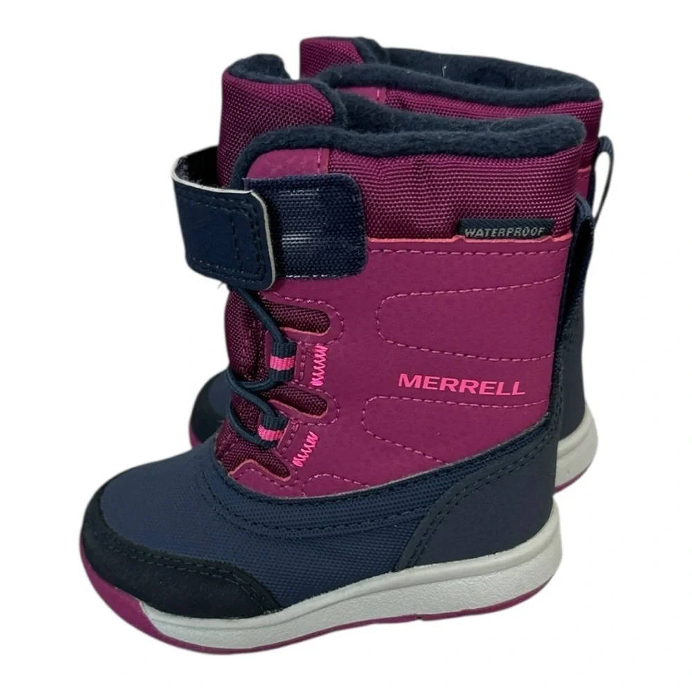 Merrell Snow Ridge Winter Boots - Waterproof, Insulated size toddler 4